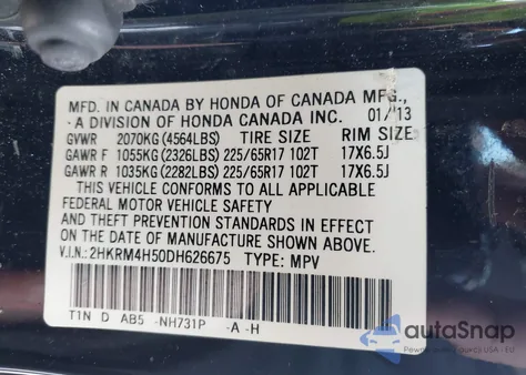 2014 Acura Mdx Technology Pkg W/Entertainment Pkg z USA, uszkodzony, nr VIN 5FRYD4H65EB010361